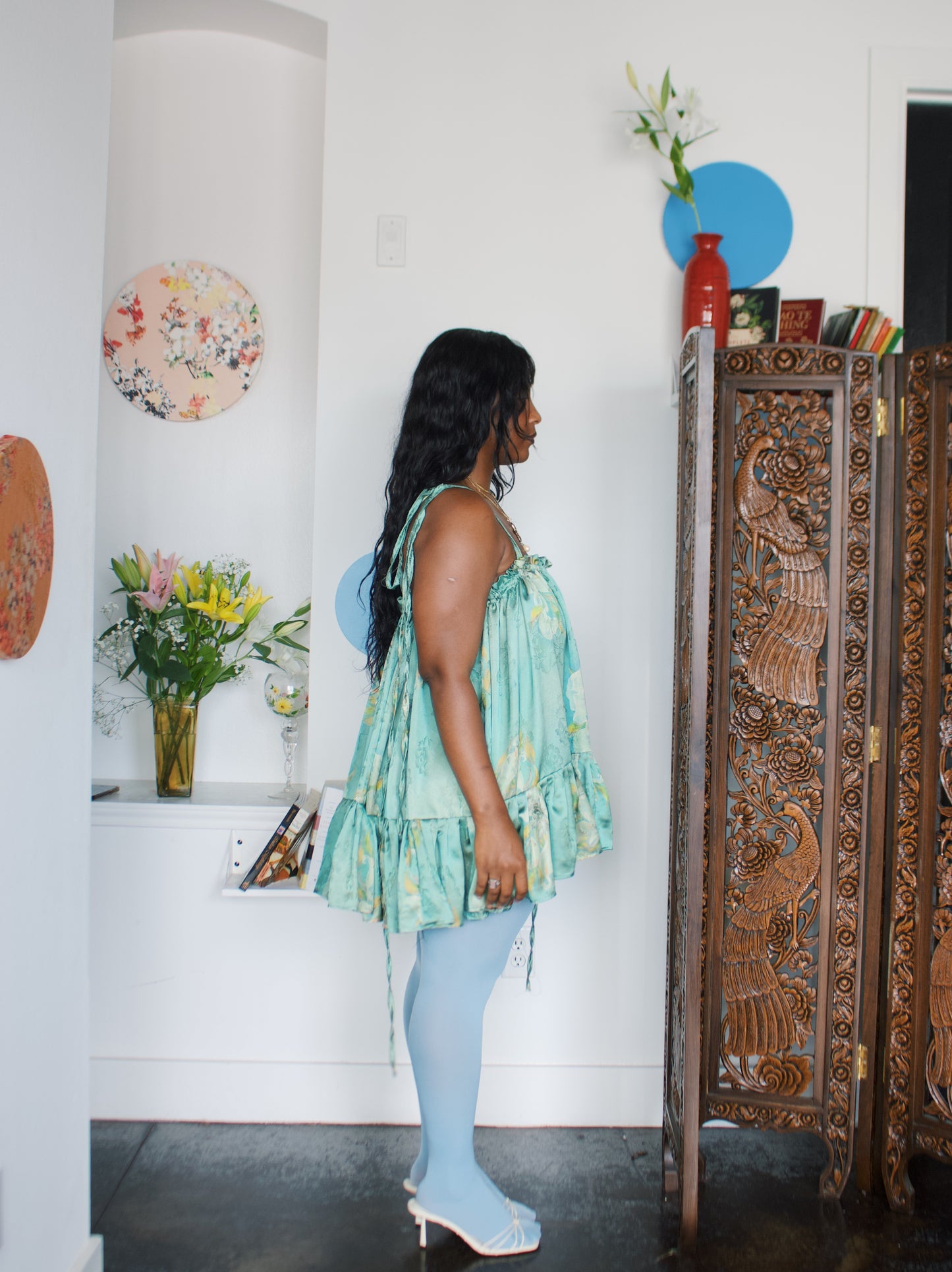 The Komi Dress - Blue Lily