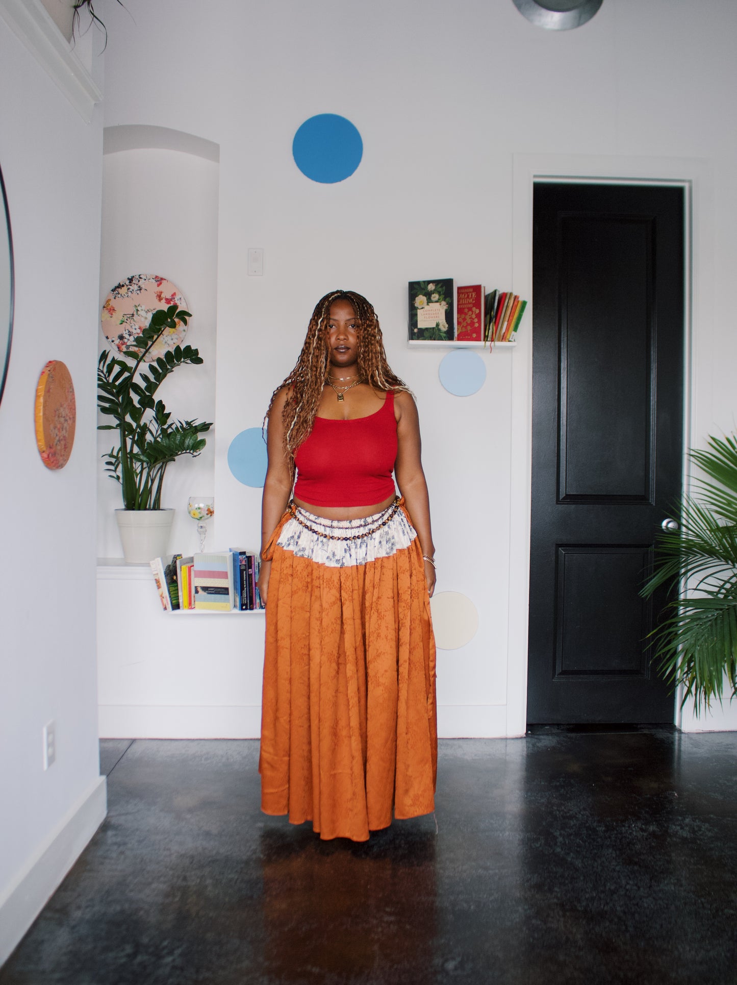 The JOANNA Skirt in Plum | Sunset