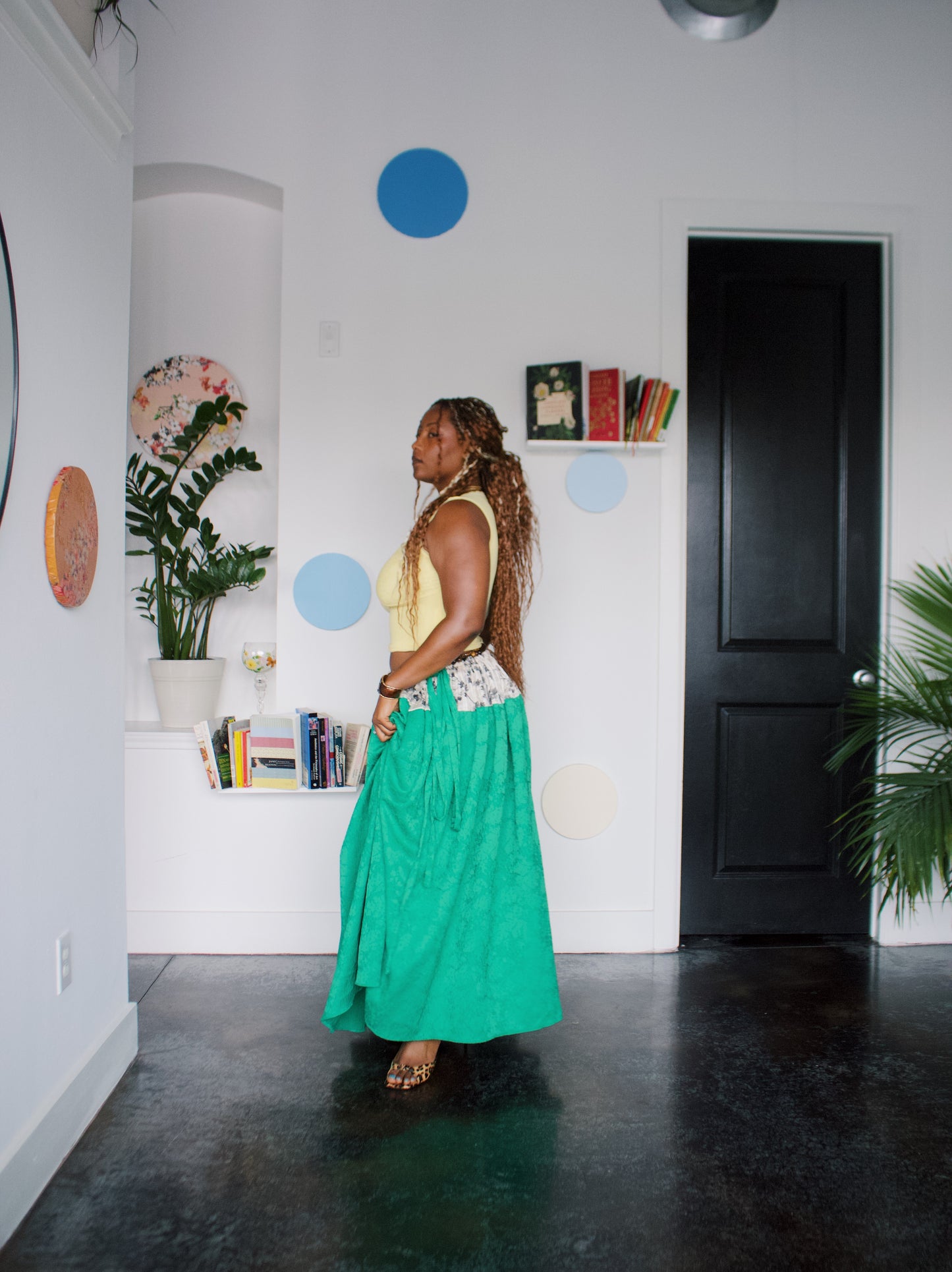 The JOANNA Skirt in Plum | Clover