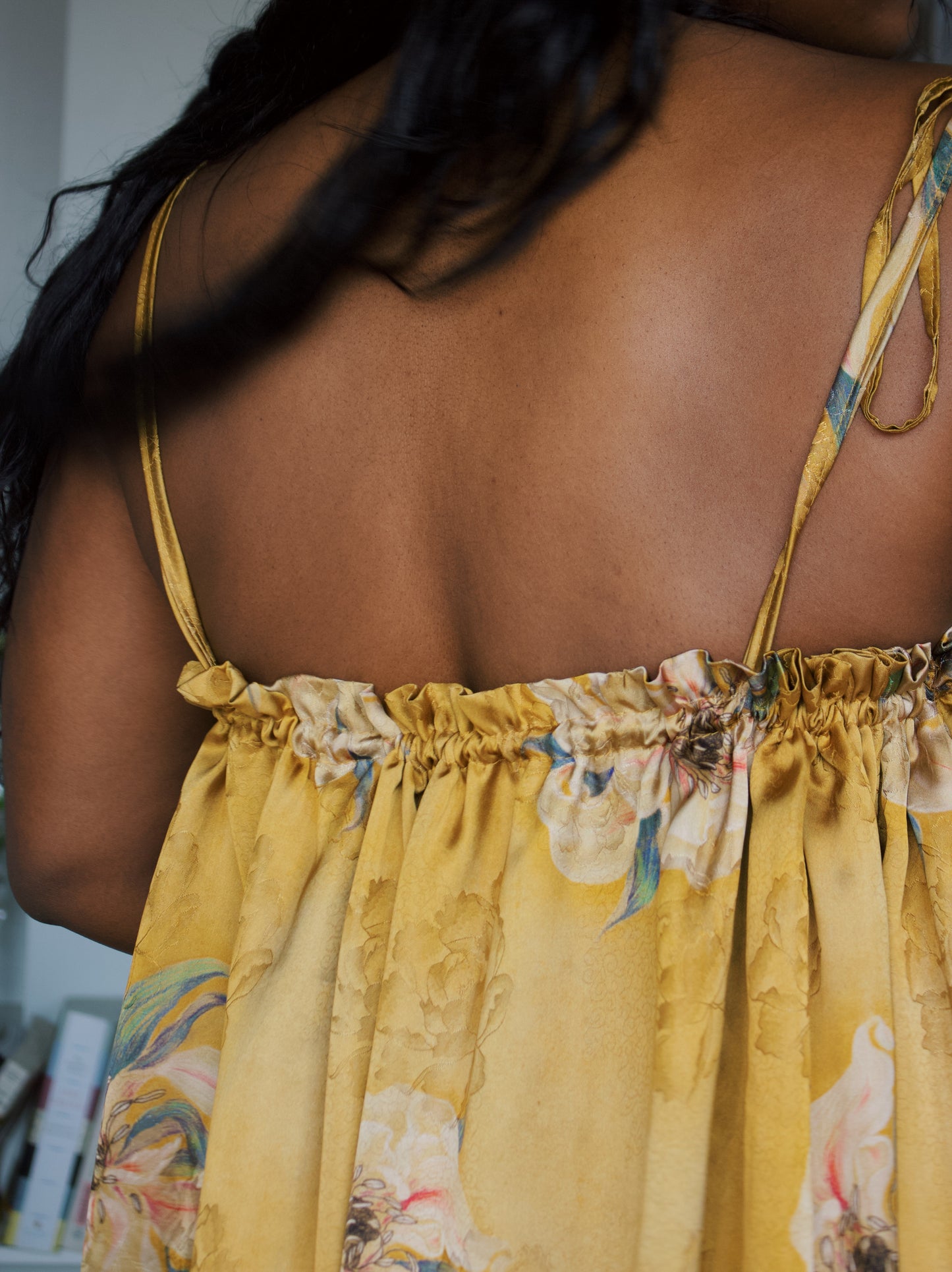 The Komi Dress - Yellow Lilly