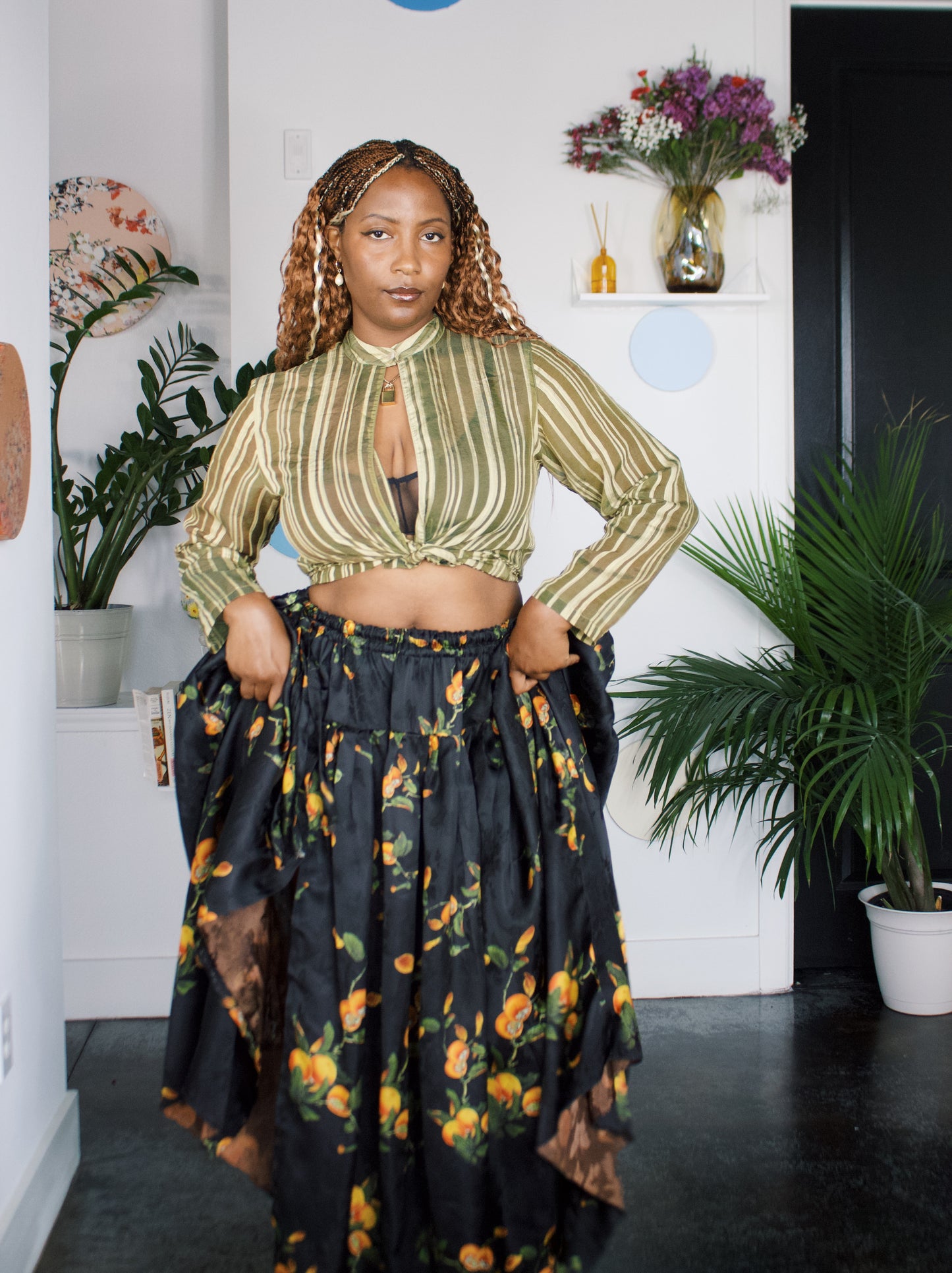 The Meadow Skirt | Persimmon