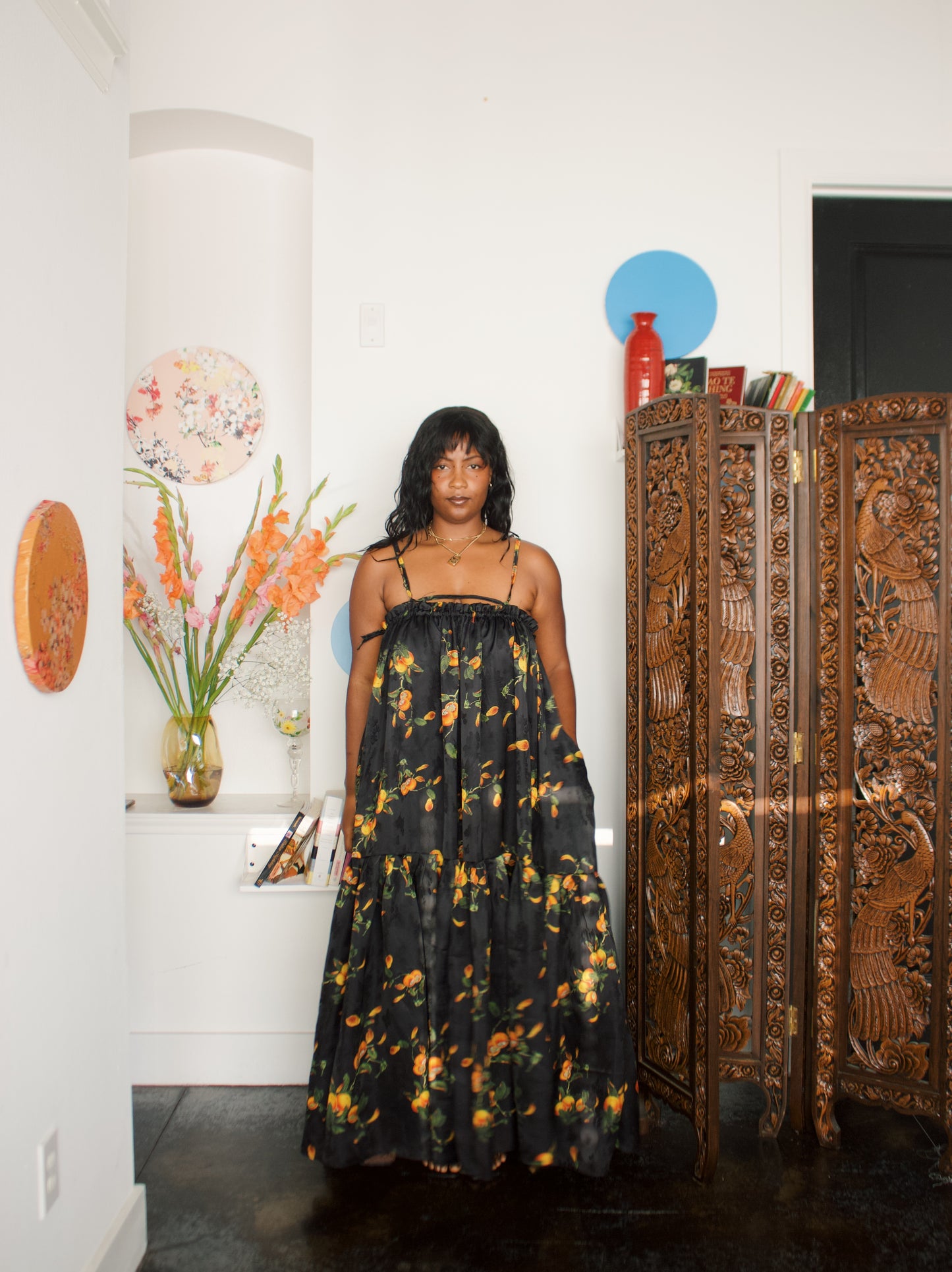 The Omi Dress - Persimmon