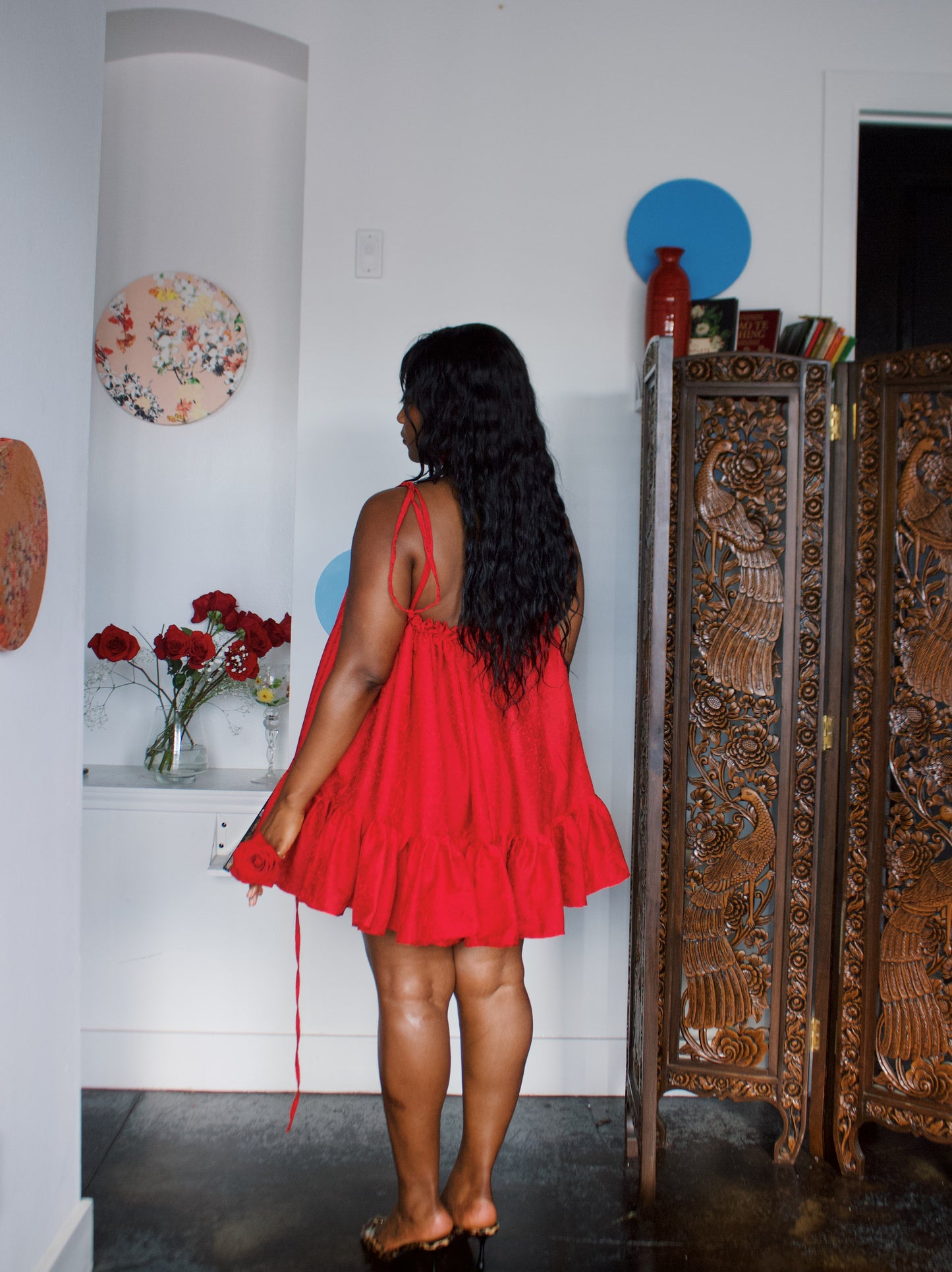 The Komi Dress in Chrysanthemum