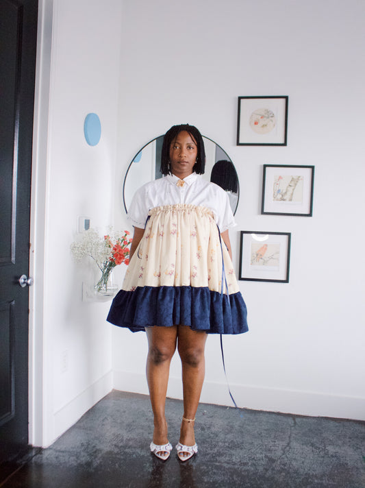 The Komi Dress - Fruits - Blueberry