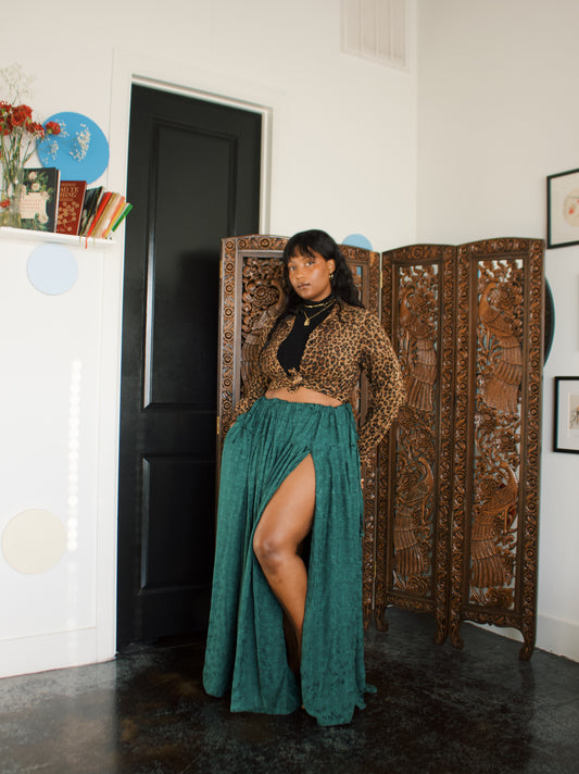 The Meadow Skirt | Rose Leaf