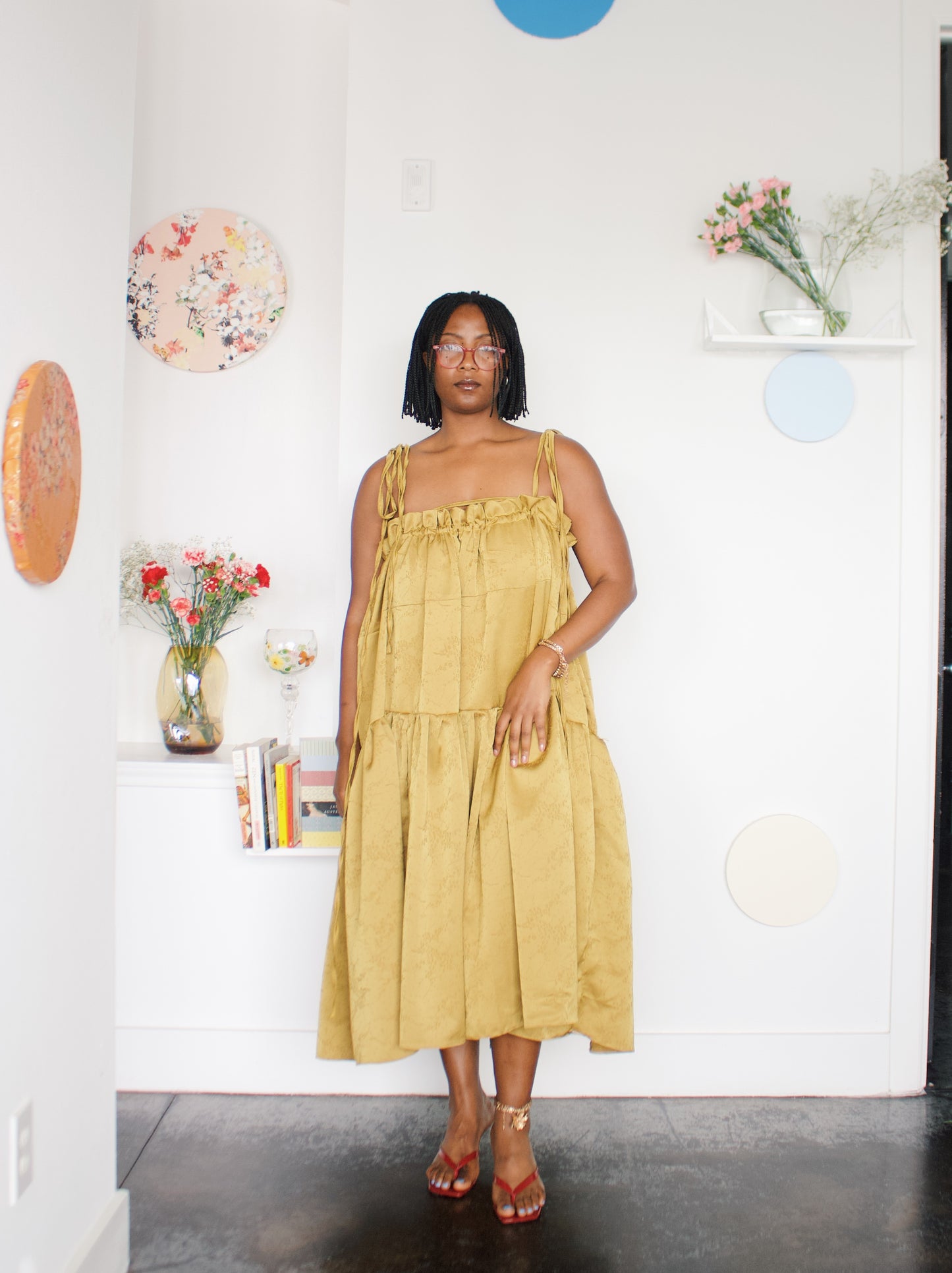 The Omi Dress in Plum