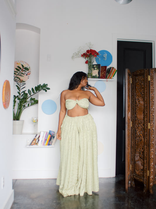 The Meadow Skirt | Green Roses