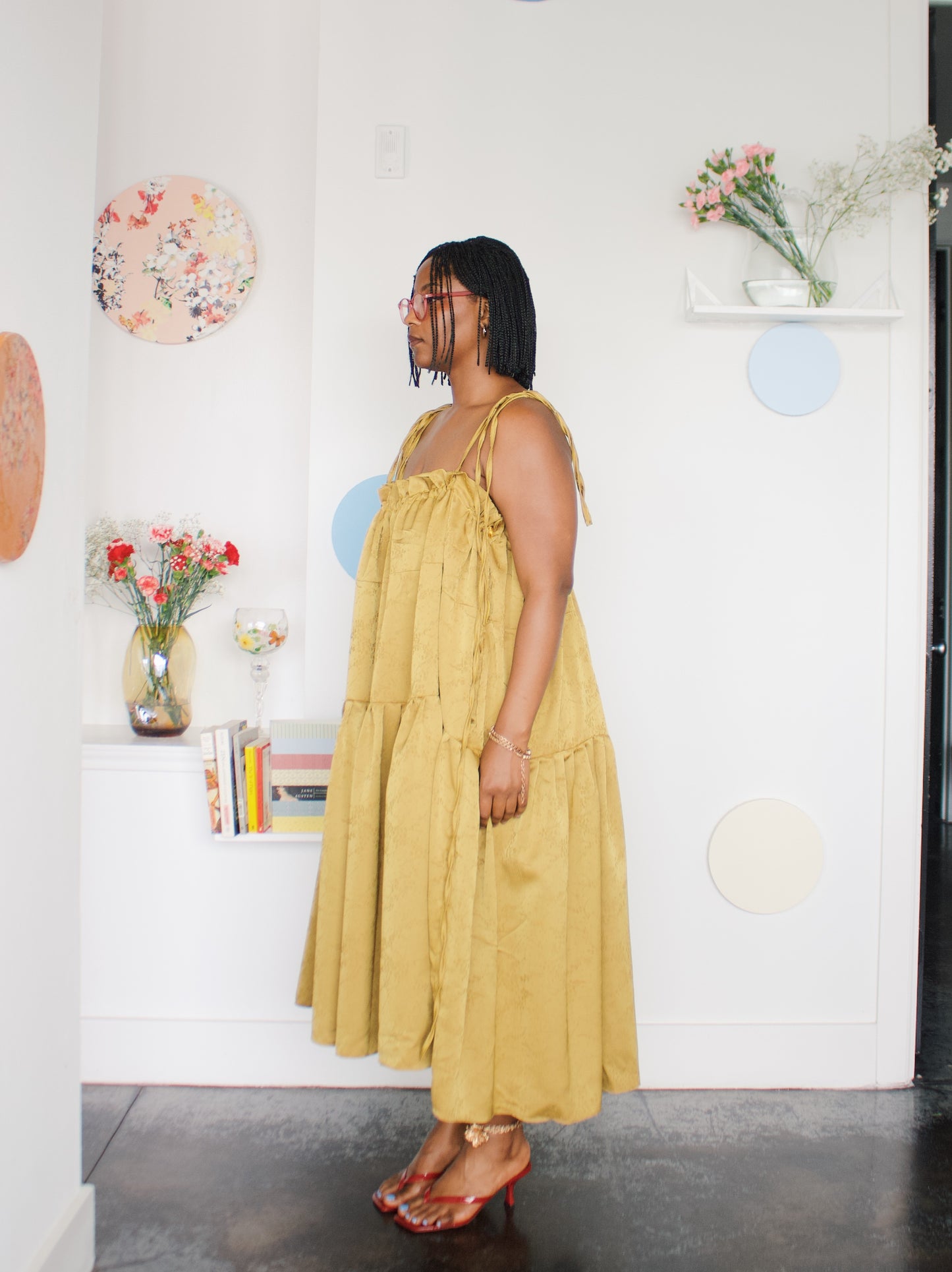 The Omi Dress in Plum