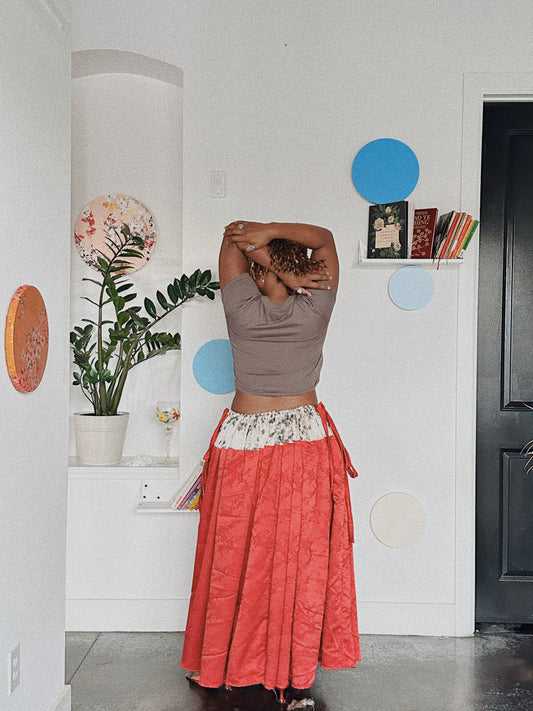 The JOANNA Skirt in Plum | Cherry