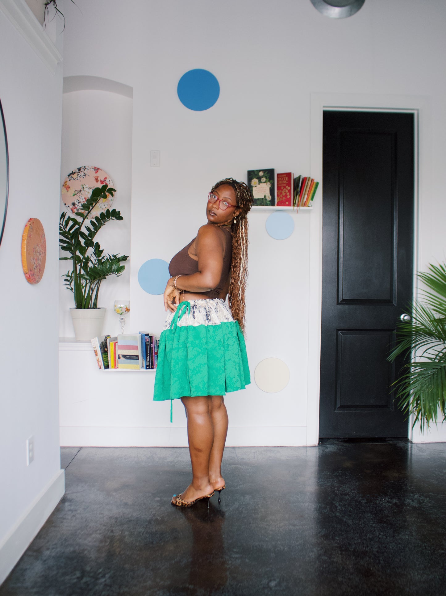 The JOANNA Skirt in Plum | Clover