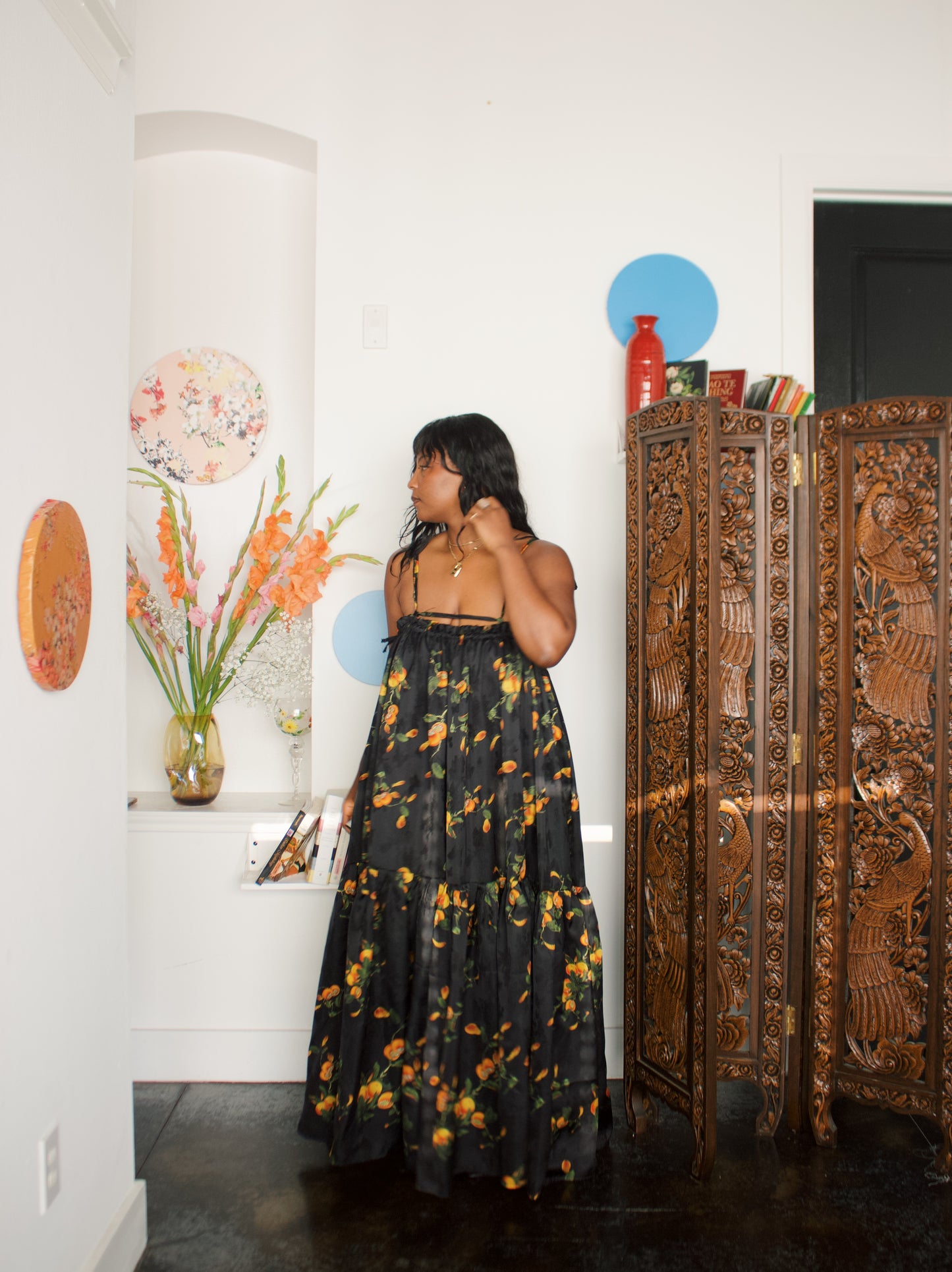 The Omi Dress - Persimmon