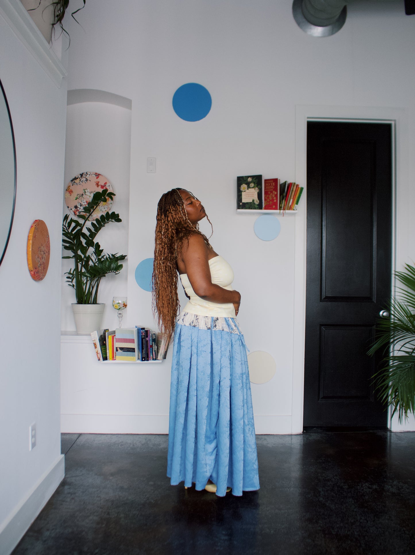 The JOANNA Skirt in Plum | Hydrangea
