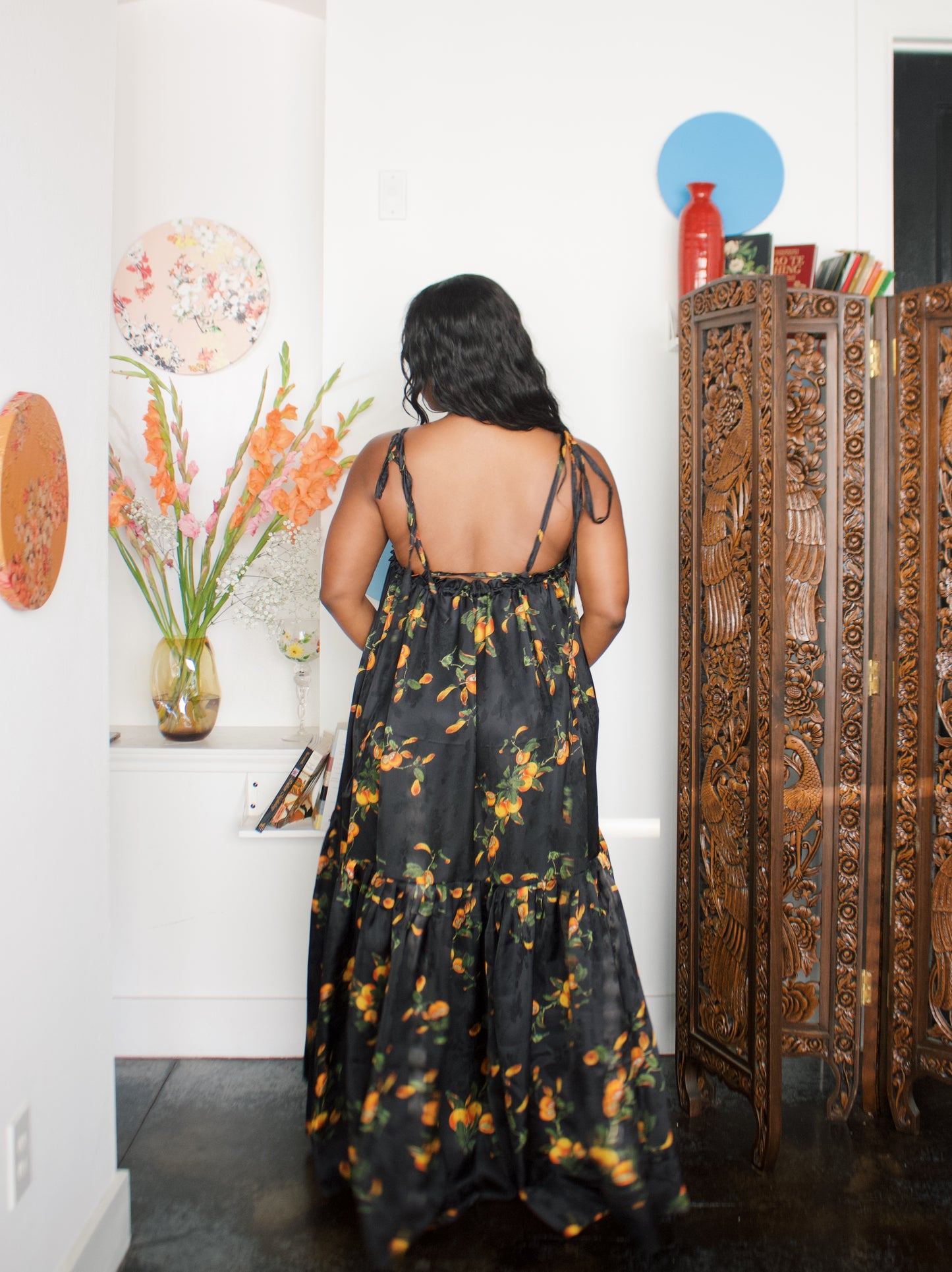 The Omi Dress - Persimmon