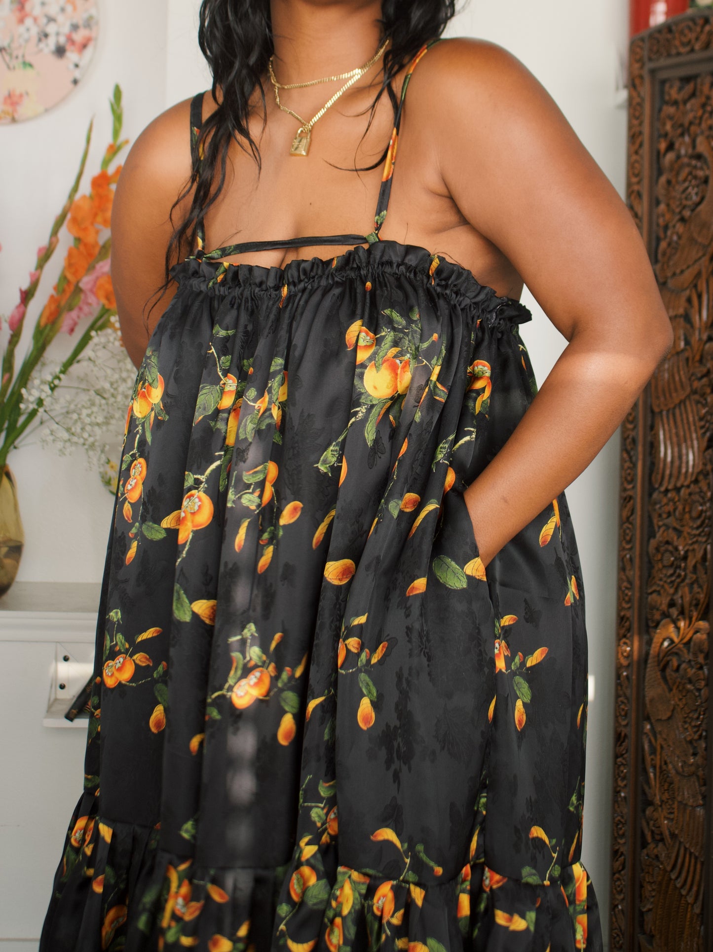 The Omi Dress - Persimmon