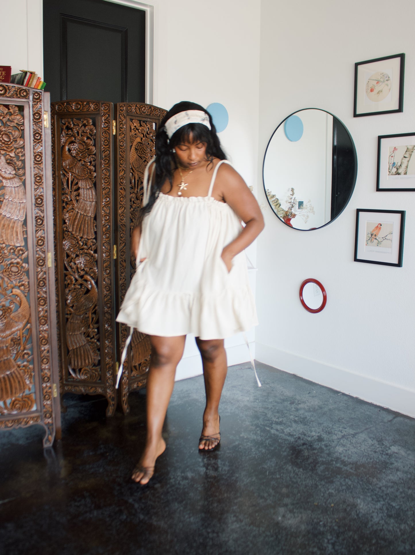 The Komi Dress in Linen