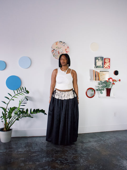 The JOANNA Skirt in Plum | Noir