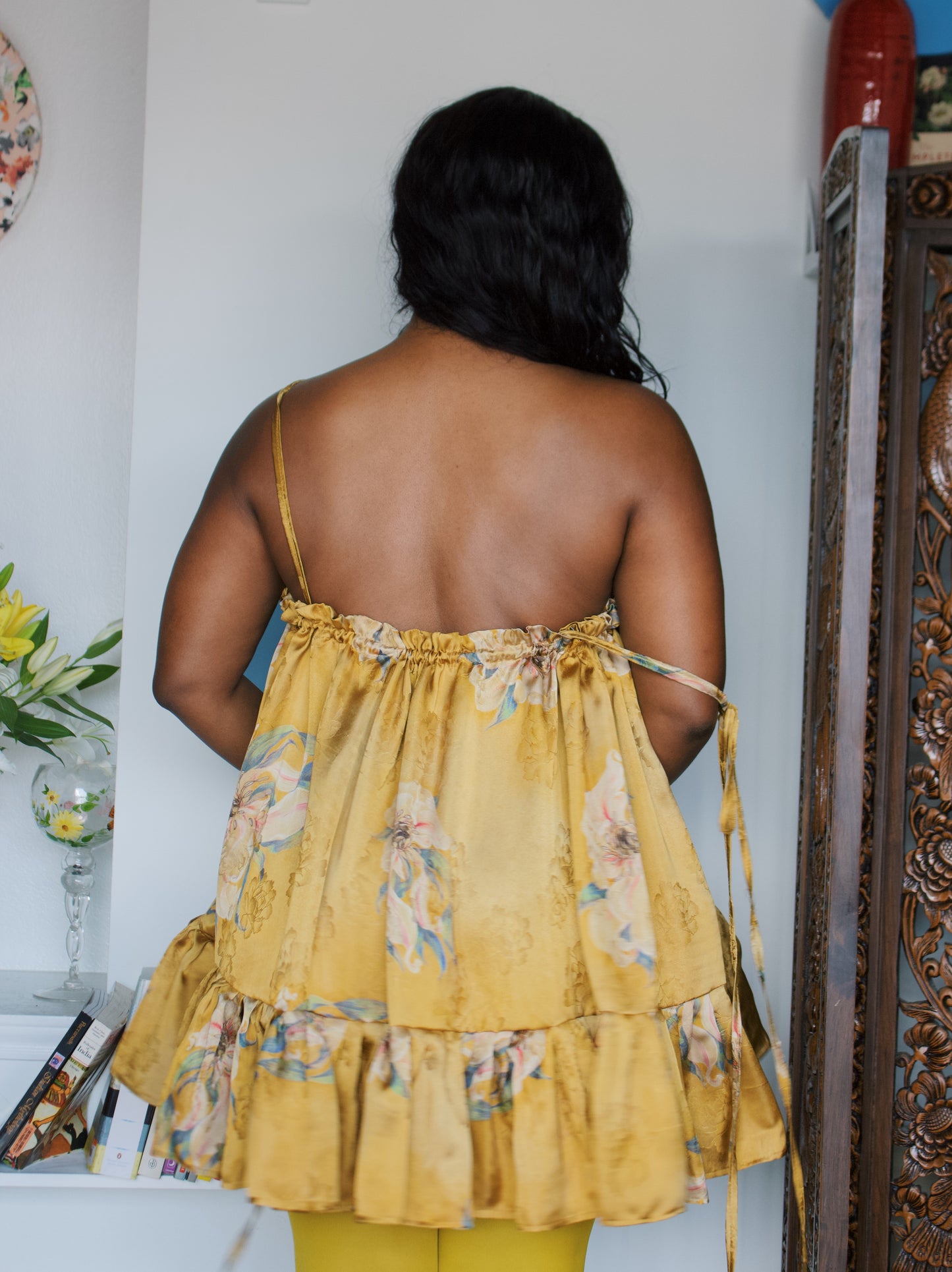 The Komi Dress - Yellow Lilly
