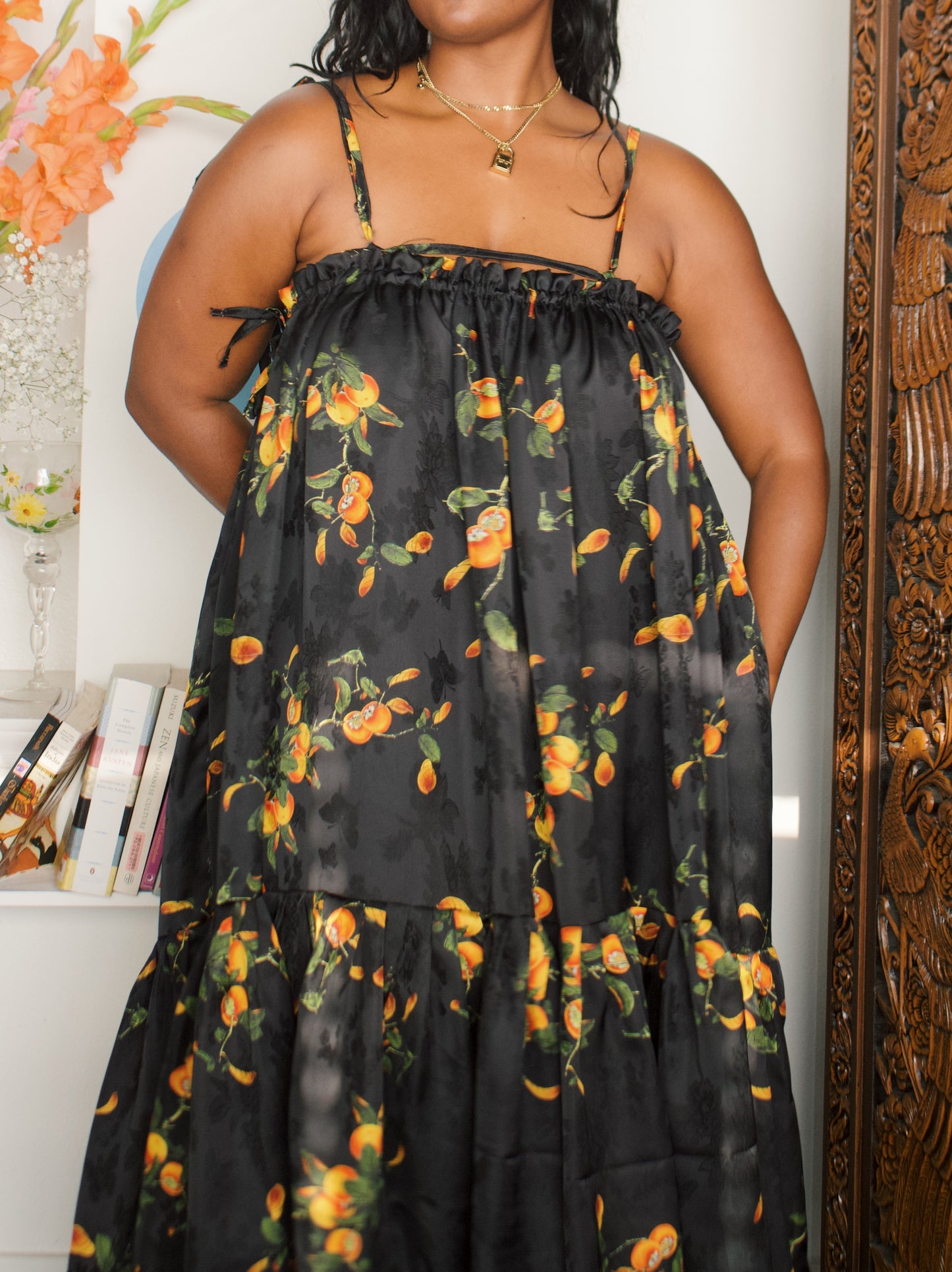 The Omi Dress - Persimmon