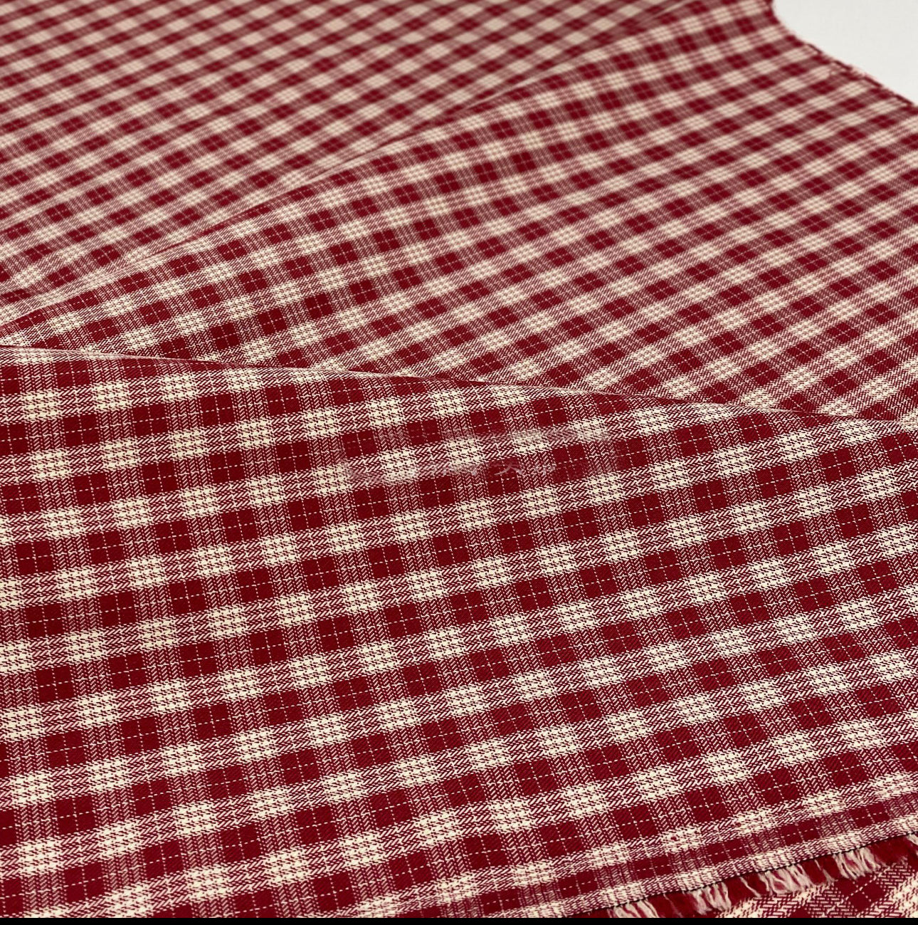 The Meadow Skirt - Plaid - Ruby