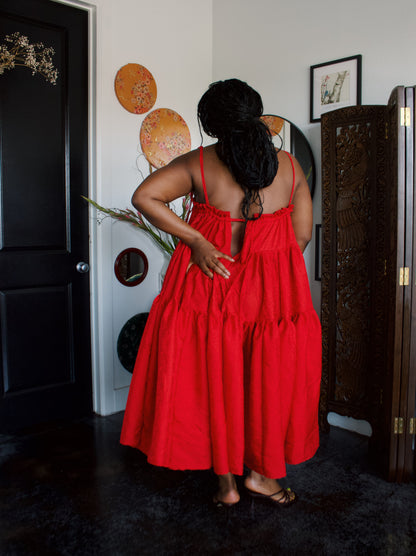 The Iris Dress in Silk