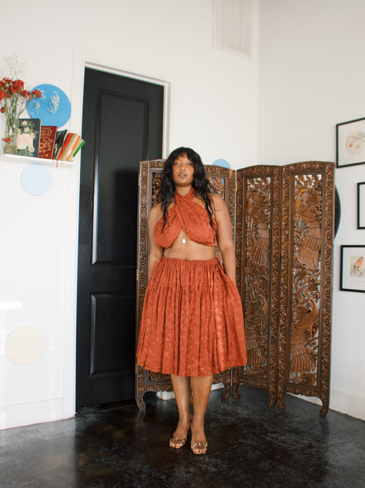 The Meadow Skirt | Red Roses