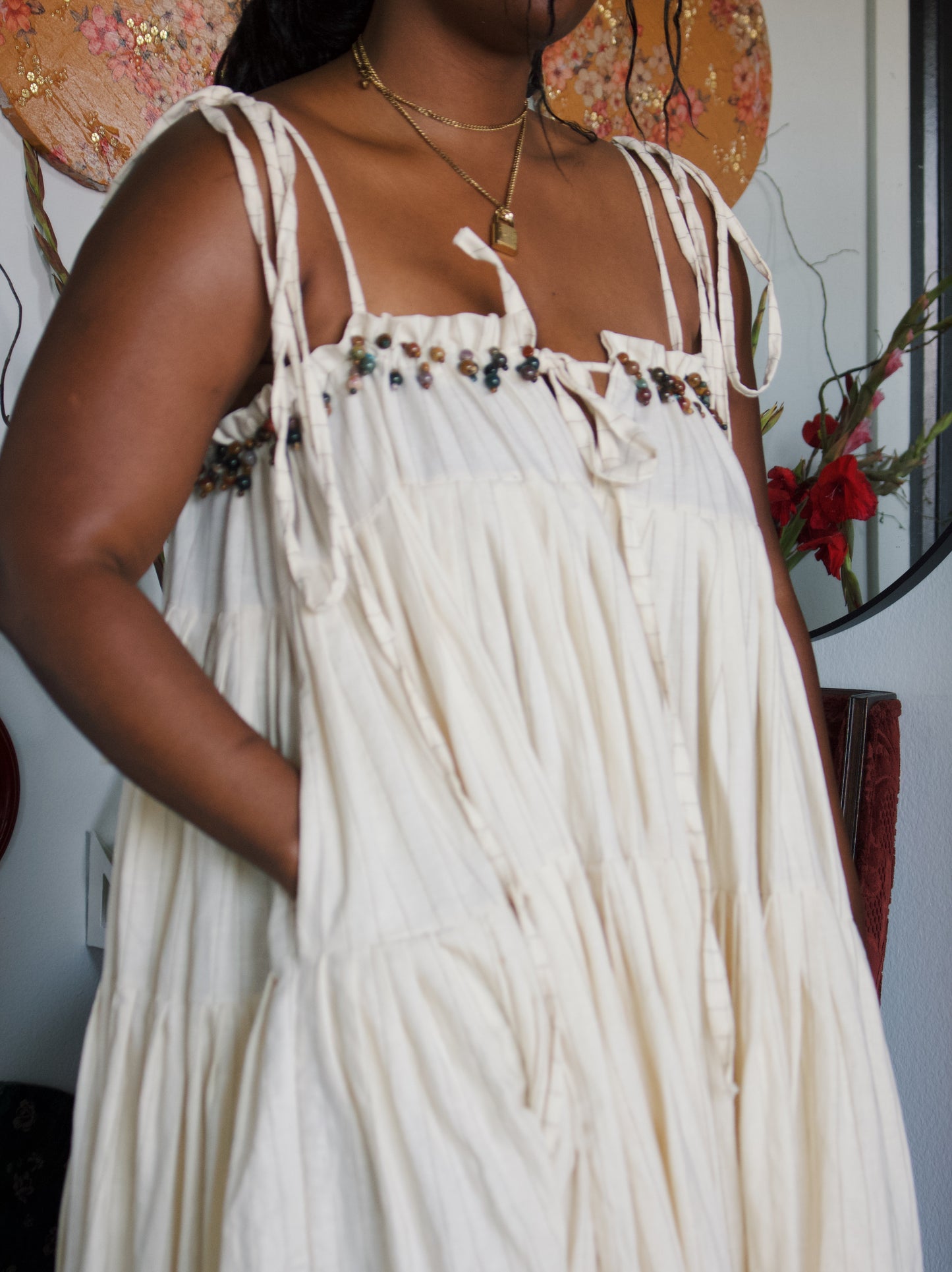 The Iris Dress | Beaded
