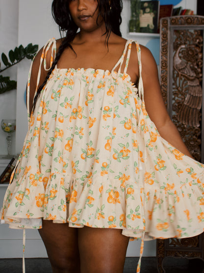 The Komi Dress - Fruits - Oranges