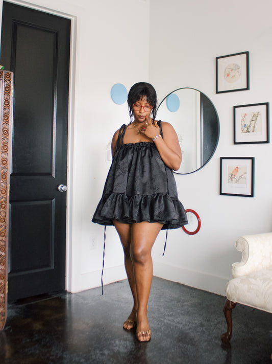 The Komi Dress in Plum