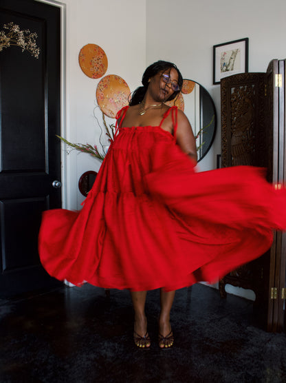 The Iris Dress in Silk