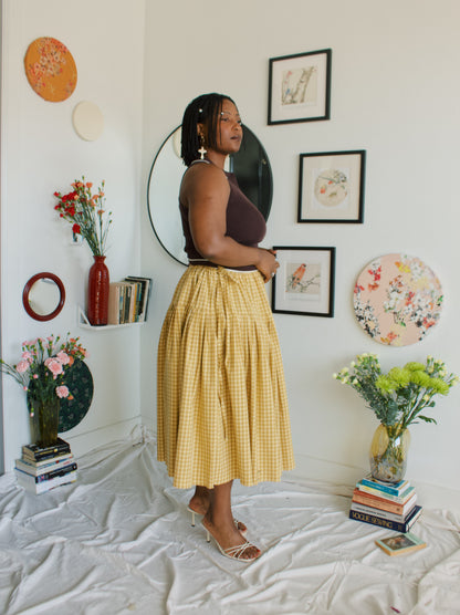 The Meadow Skirt - Plaid - BEE