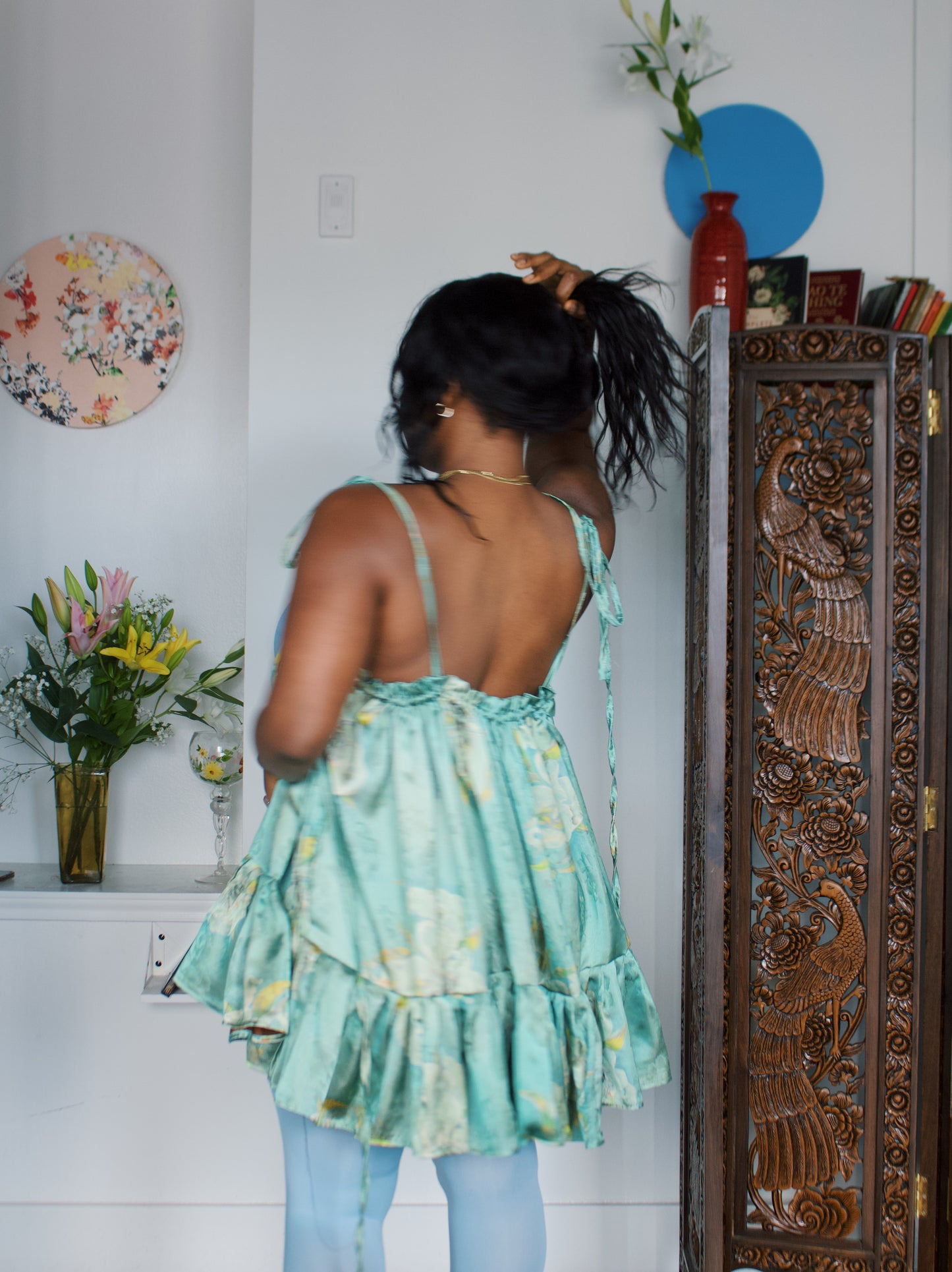 The Komi Dress - Blue Lily