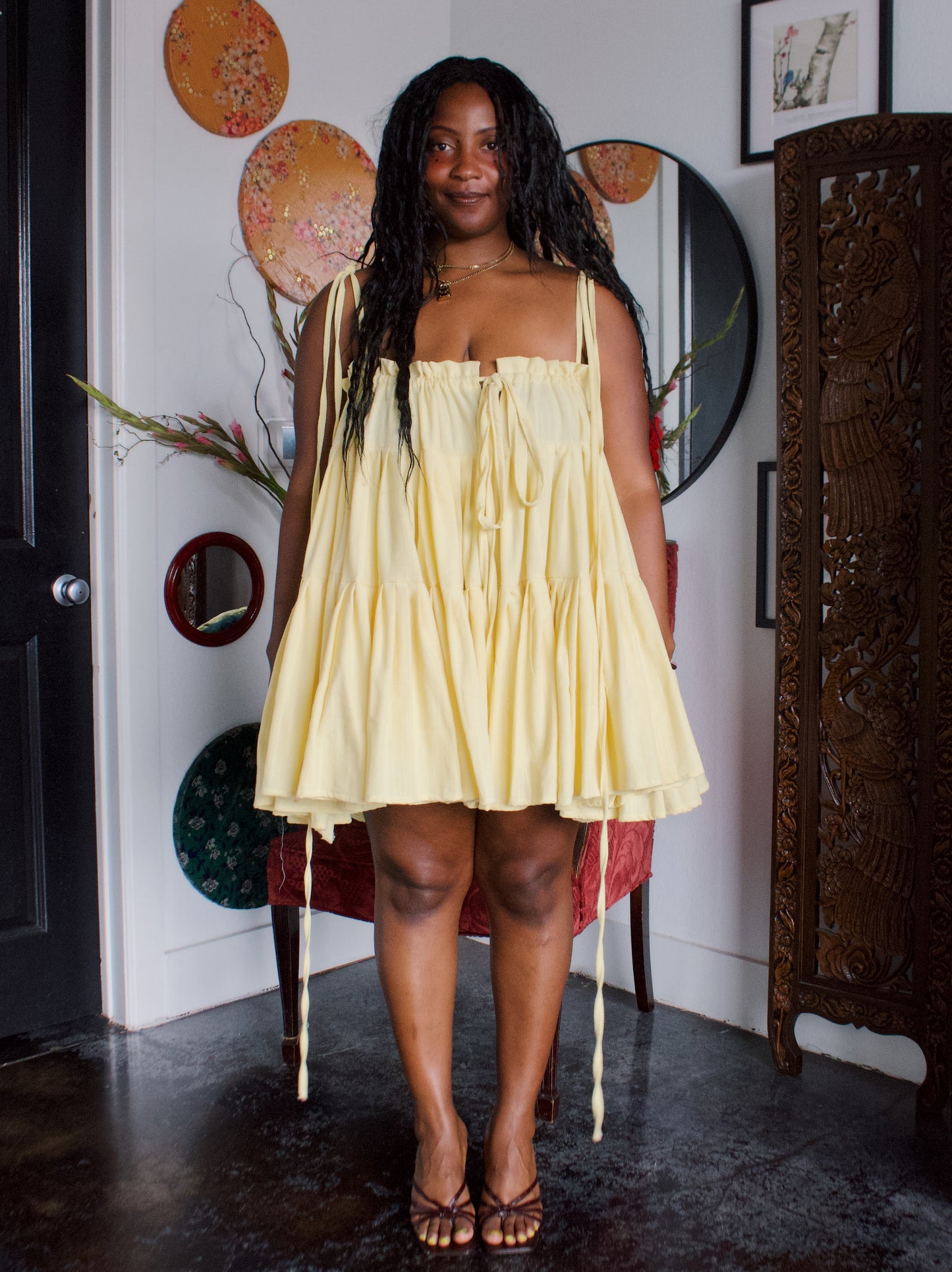 The Hibiscus Dress - in Cot/Lin
