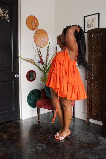 The Hibiscus Dress - in Cot/Lin
