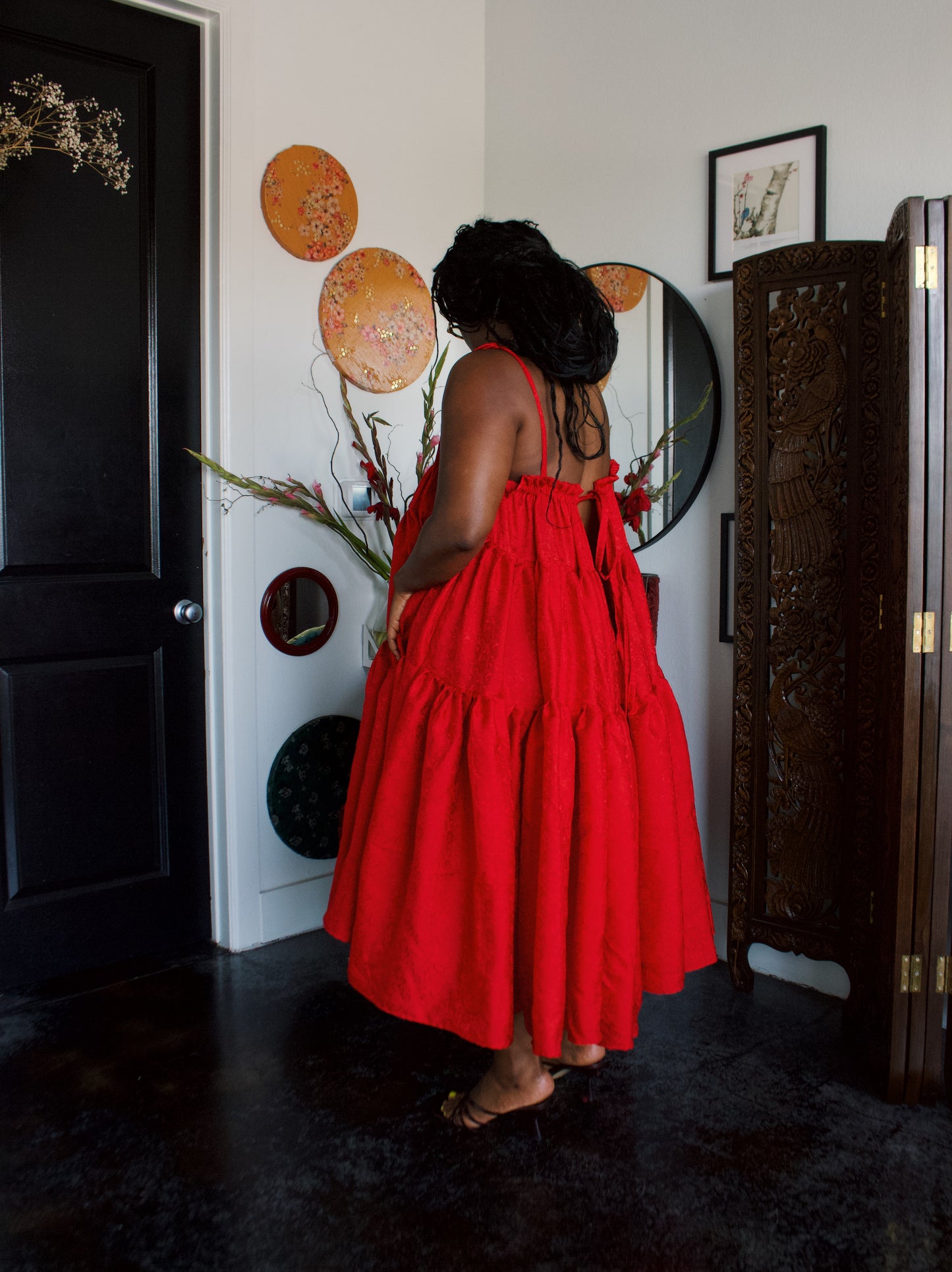 The Iris Dress in Silk