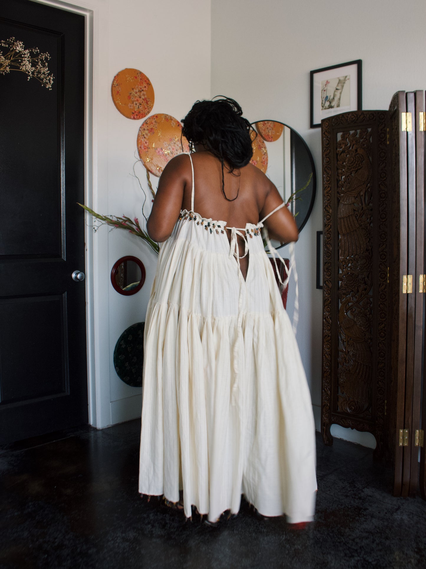 The Iris Dress | Beaded