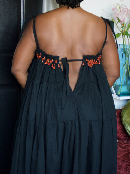 The Iris Dress | Beaded