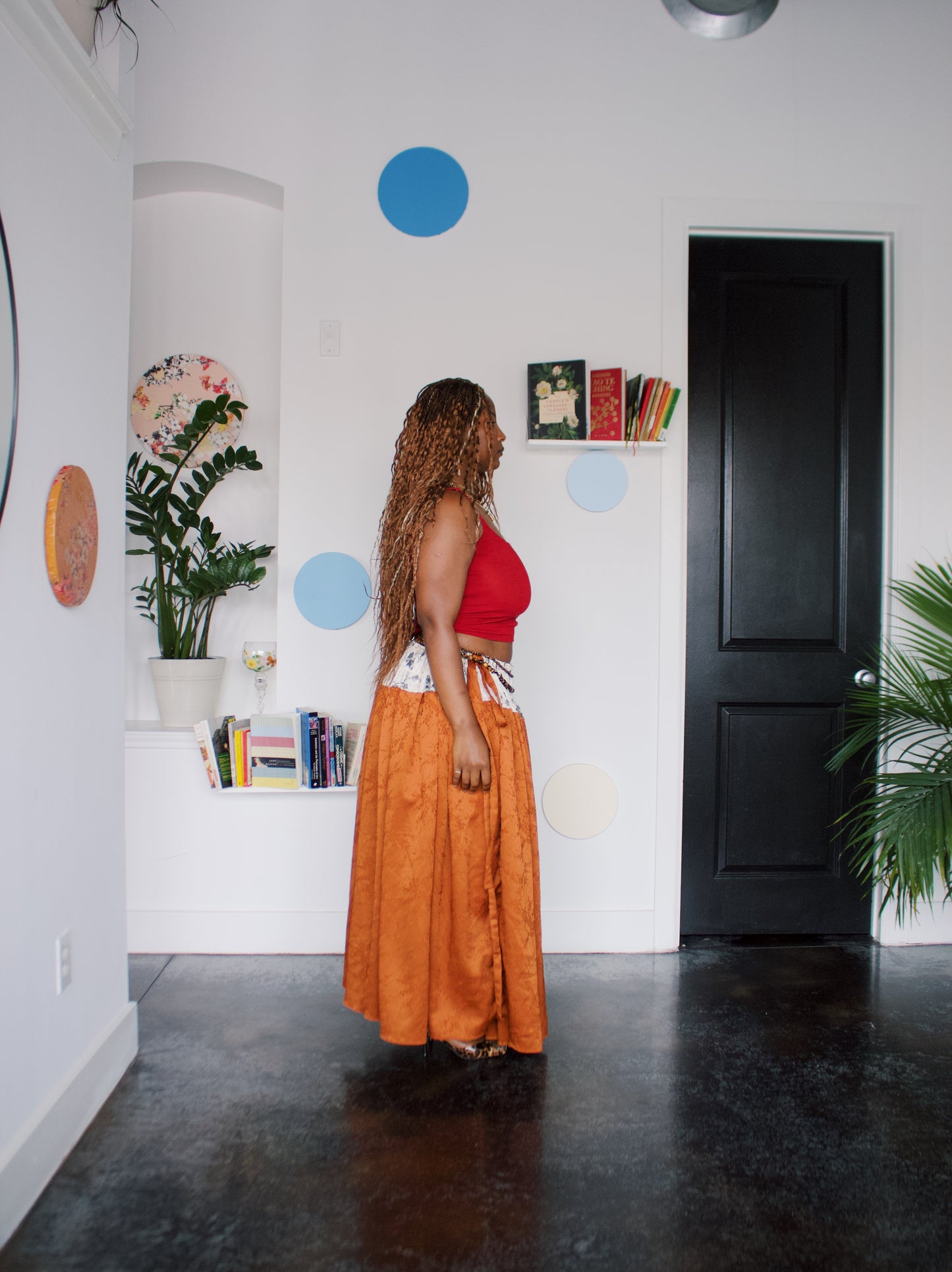 The JOANNA Skirt in Plum | Sunset