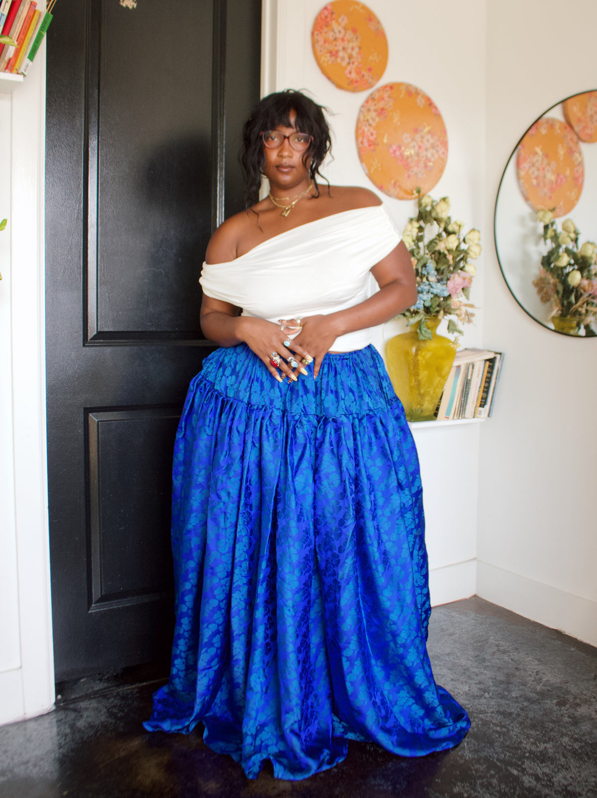 The Meadow Skirt in Silk
