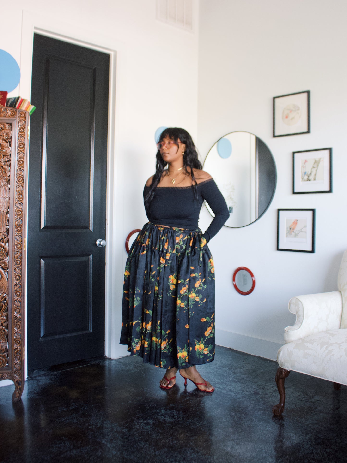 The Meadow Skirt | Persimmon