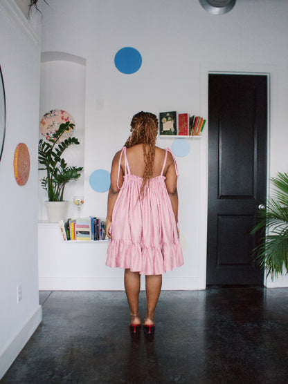 The Komi Dress in Plum