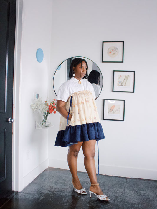 The Komi Dress - Fruits - Blueberry