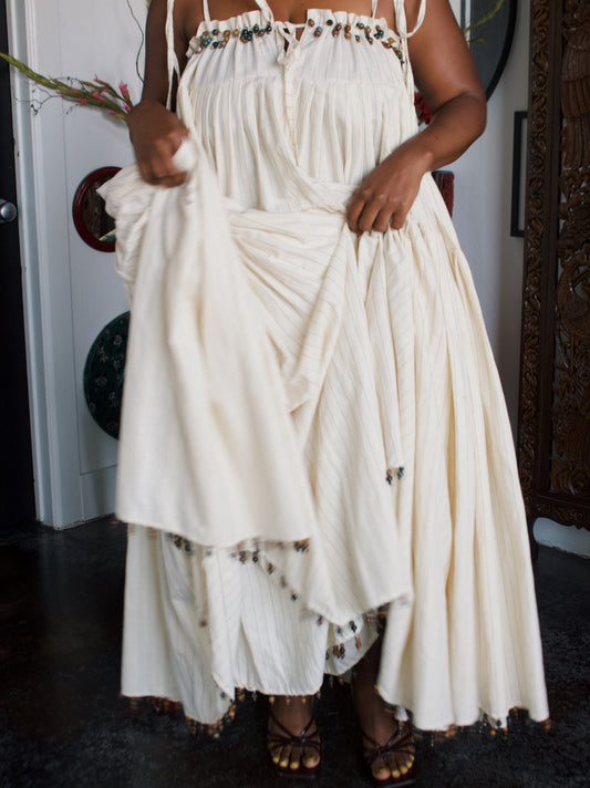 The Iris Dress | Beaded