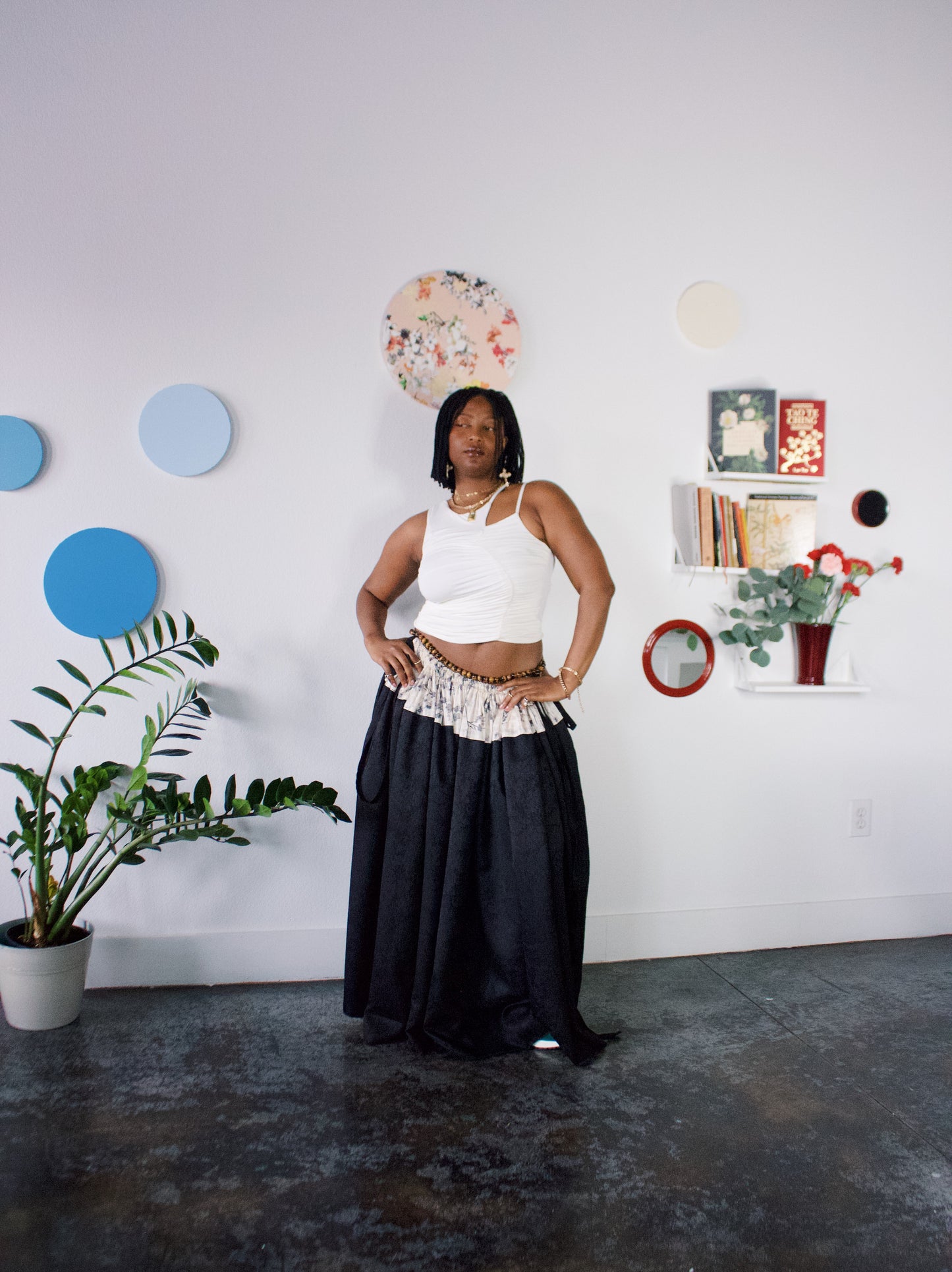 The JOANNA Skirt in Plum | Noir