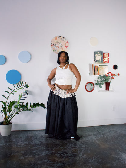 The JOANNA Skirt in Plum | Noir