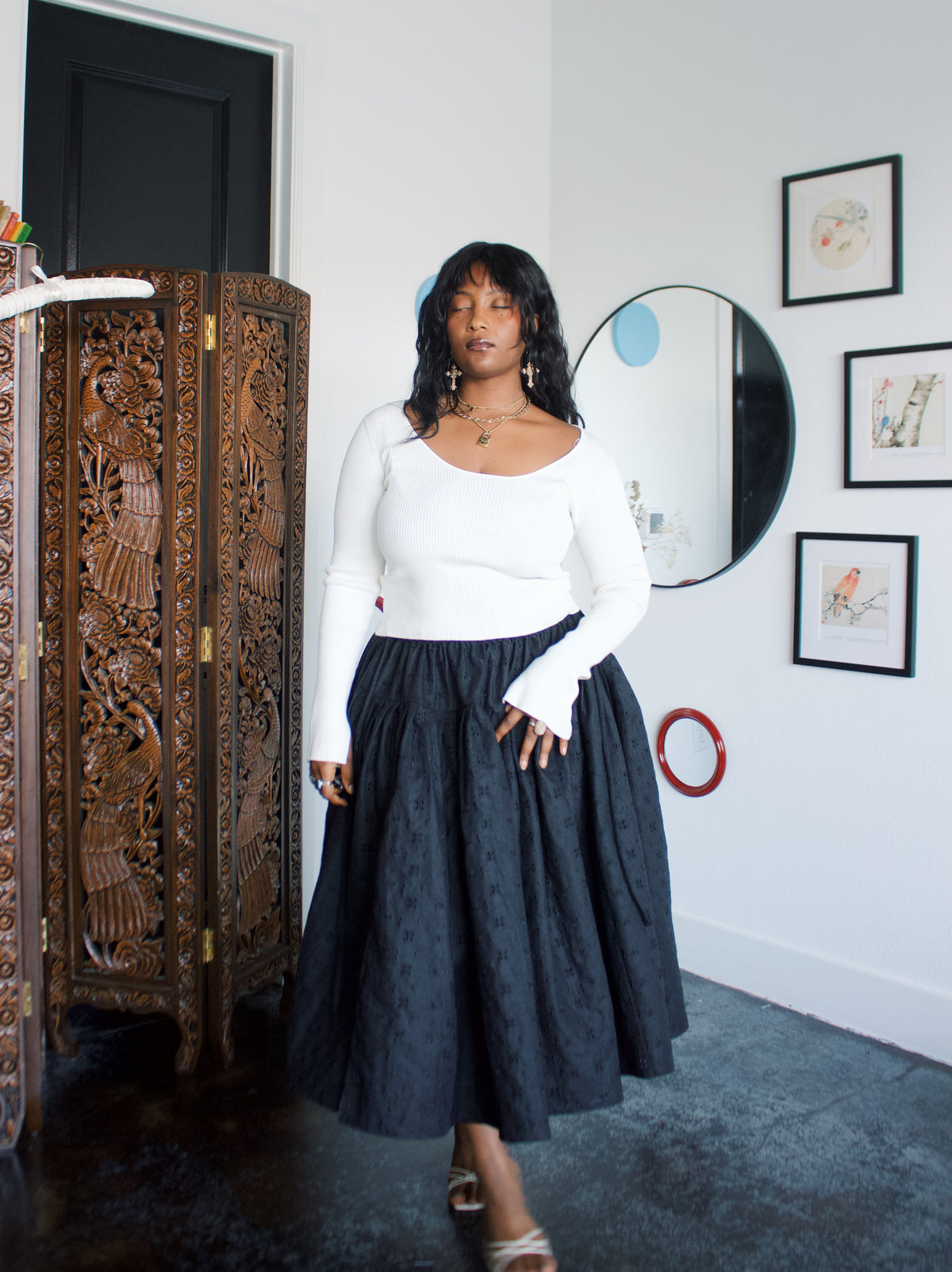 The Meadow Skirt - Eyelet
