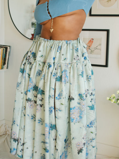 The Meadow Skirt - Blue Peony