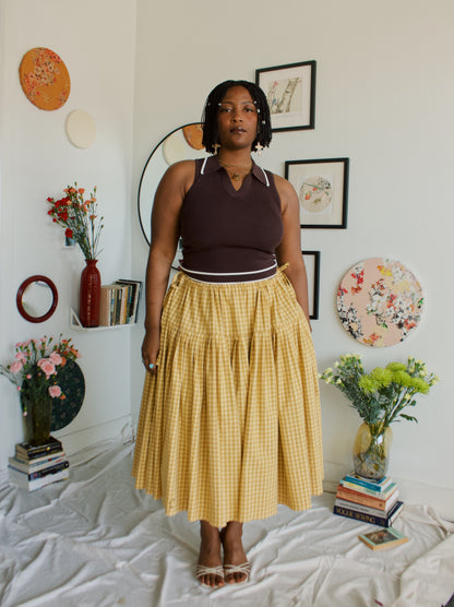 The Meadow Skirt - Plaid - BEE