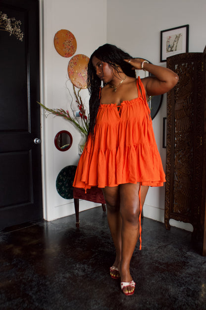 The Hibiscus Dress - in Cot/Lin