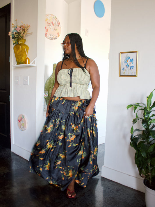 The Meadow Skirt | Persimmon