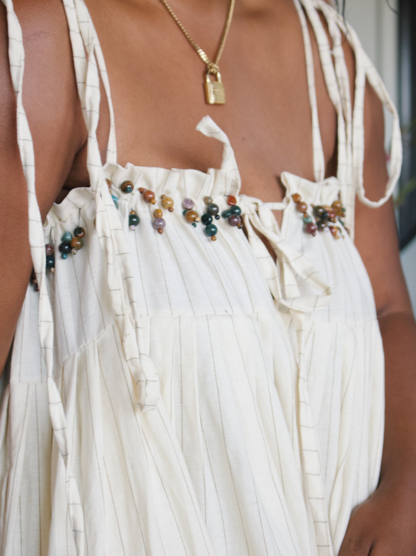 The Iris Dress | Beaded